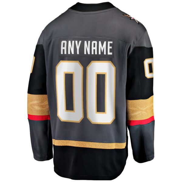 Men’s Vegas Golden Knights  Fanatics Branded Black 2023 Stanley Cup Champions Alternate Breakaway Custom Jersey