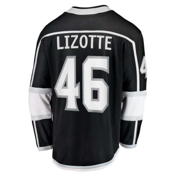 Men’s Los Angeles Kings Blake Lizotte Fanatics Branded Black Home Breakaway Player Jersey