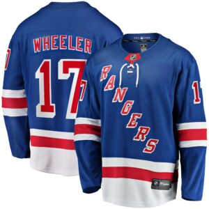 Men's New York Rangers Blake Wheeler Fanatics Branded Blue Home Breakaway Player Jersey