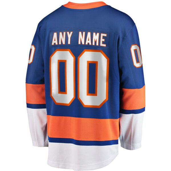 Men’s New York Islanders Fanatics Branded Blue Home Breakaway Custom Jersey