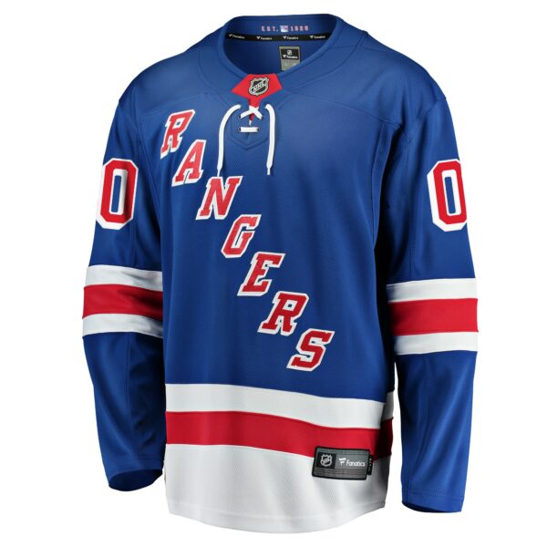 Men’s New York Rangers Fanatics Branded Blue Home Breakaway Custom Jersey