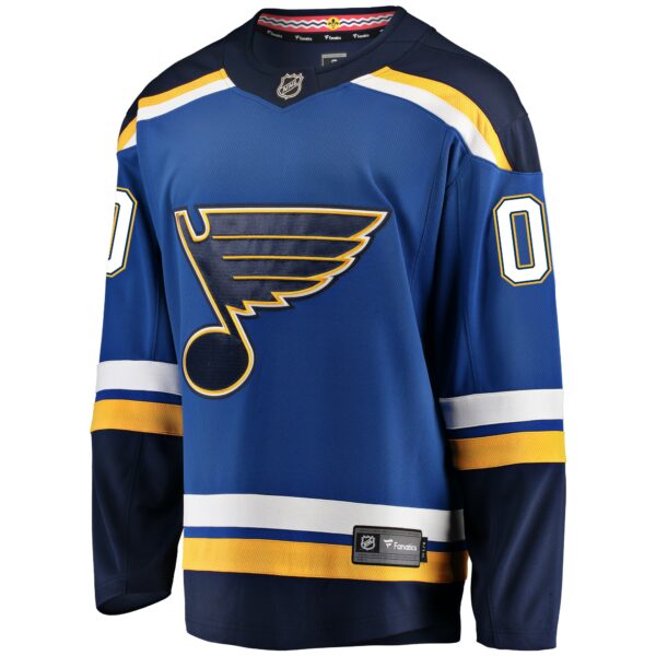 Men’s St. Louis Blues Fanatics Branded Blue Home Breakaway Custom Jersey