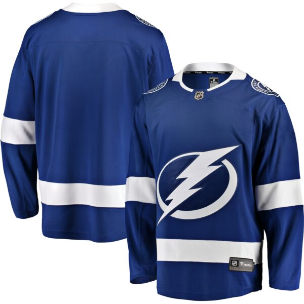 Men’s Tampa Bay Lightning Fanatics Branded Blue Breakaway Home Jersey