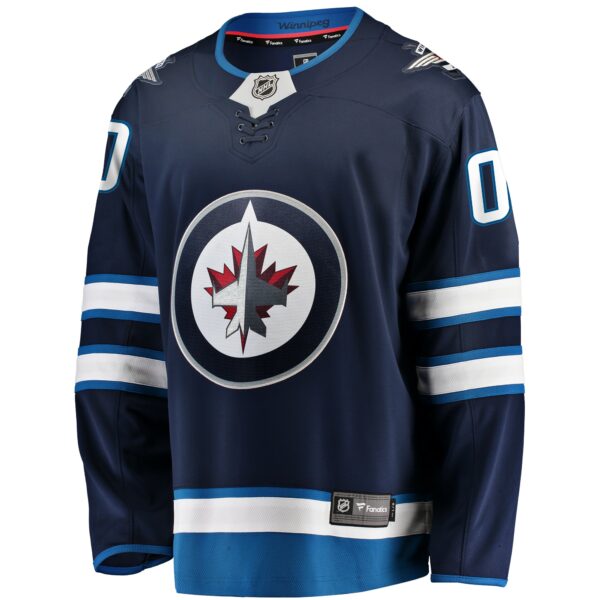 Men’s Winnipeg Jets Fanatics Branded Blue Home Breakaway Custom Jersey