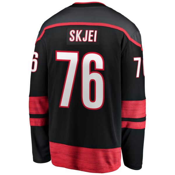 Men’s Carolina Hurricanes Brady Skjei Fanatics Branded Black Home Breakaway Jersey