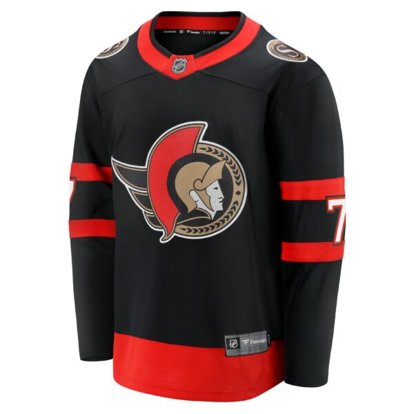 Men’s Ottawa Senators Brady Tkachuk Fanatics Branded Black Home Breakaway Jersey