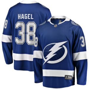 Men's Tampa Bay Lightning Brandon Hagel Fanatics Branded Blue Home Breakaway Player Jersey