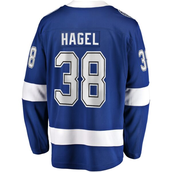 Men’s Tampa Bay Lightning Brandon Hagel Fanatics Branded Blue Home Breakaway Player Jersey