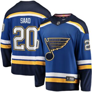 Men's St. Louis Blues Brandon Saad Fanatics Branded Blue Home Breakaway Player Jersey