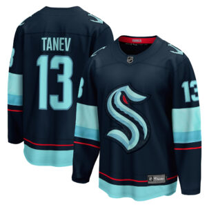 Men's Seattle Kraken Brandon Tanev Fanatics Branded Deep Sea Blue Home Premier Breakaway Player Jersey