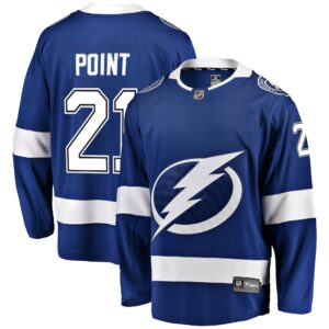 Men's Tampa Bay Lightning Brayden Point Fanatics Branded Blue Home Breakaway Player Jersey