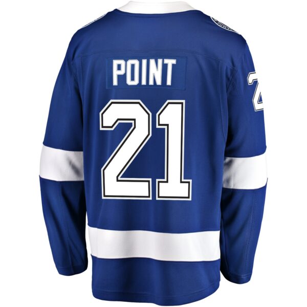 Men’s Tampa Bay Lightning Brayden Point Fanatics Branded Blue Home Breakaway Player Jersey