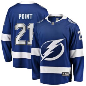 Men's Tampa Bay Lightning Brayden Point Fanatics Branded Blue Home Premier Breakaway Player Jersey