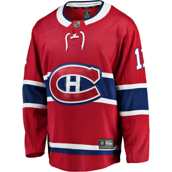 Men’s Montreal Canadiens Brendan Gallagher Fanatics Branded Red Breakaway Player Jersey