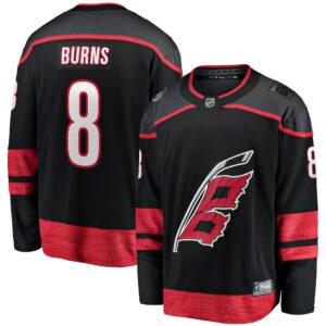 Men's Carolina Hurricanes Brent Burns Fanatics Branded Black Home Breakaway Player Jersey