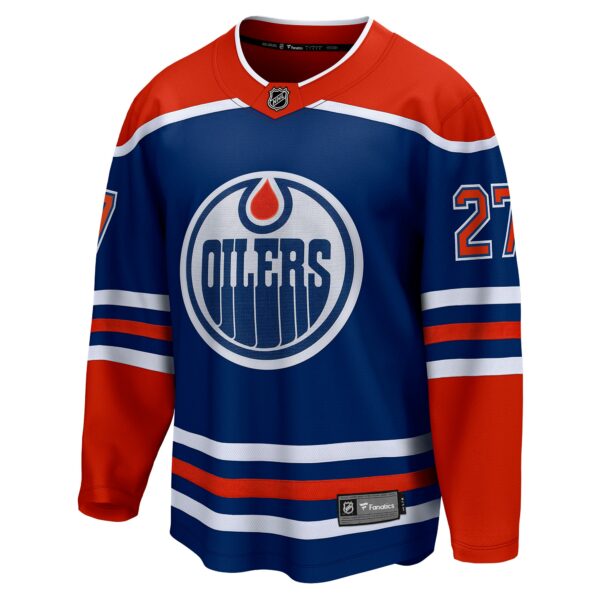 Men’s Edmonton Oilers Brett Kulak Fanatics Branded Royal Home Breakaway Player Jersey