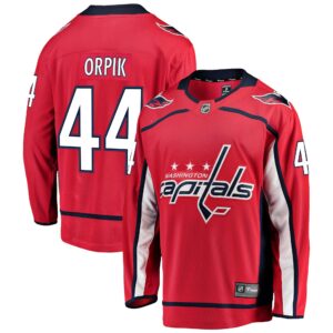 Men's Washington Capitals Brooks Orpik Fanatics Branded Red Breakaway Home Player Jersey