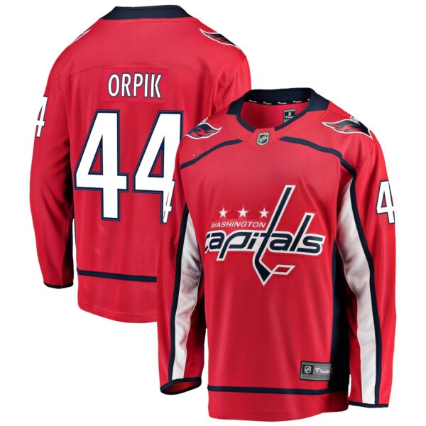 Men’s Washington Capitals Brooks Orpik Fanatics Branded Red Breakaway Home Player Jersey