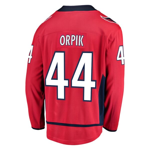 Men’s Washington Capitals Brooks Orpik Fanatics Branded Red Breakaway Home Player Jersey