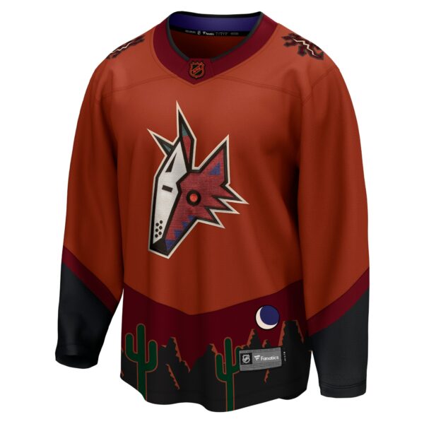 Men’s Arizona Coyotes Fanatics Branded Burnt Orange Special Edition 2.0 Breakaway Blank Jersey