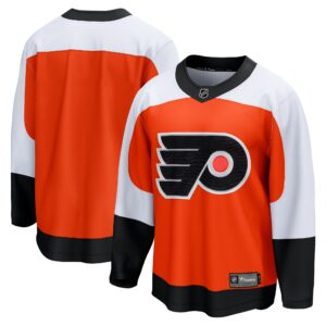 Men's Philadelphia Flyers Fanatics Branded Burnt Orange Home Premier Breakaway Jersey