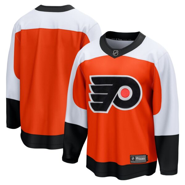 Men’s Philadelphia Flyers Fanatics Branded Burnt Orange Home Premier Breakaway Jersey