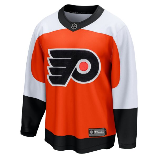 Men’s Philadelphia Flyers Fanatics Branded Burnt Orange Home Premier Breakaway Jersey