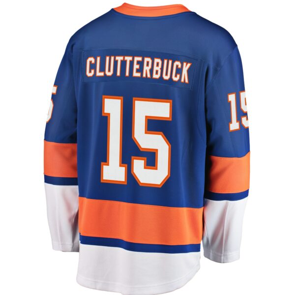 Men’s New York Islanders Cal Clutterbuck Fanatics Branded Royal Breakaway Player Jersey