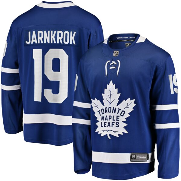 Men’s Toronto Maple Leafs Calle Jarnkrok Fanatics Branded Blue Home Breakaway Player Jersey