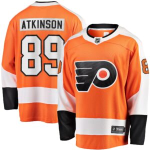 Men's Philadelphia Flyers Cam Atkinson Fanatics Branded Orange Breakaway Player Jersey