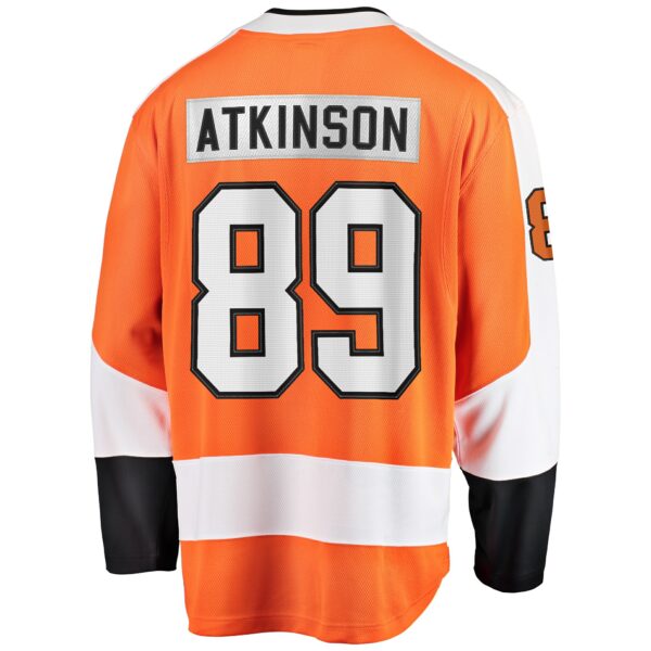 Men’s Philadelphia Flyers Cam Atkinson Fanatics Branded Orange Breakaway Player Jersey