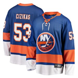 Men's New York Islanders Casey Cizikas Fanatics Branded Royal Breakaway Player Jersey