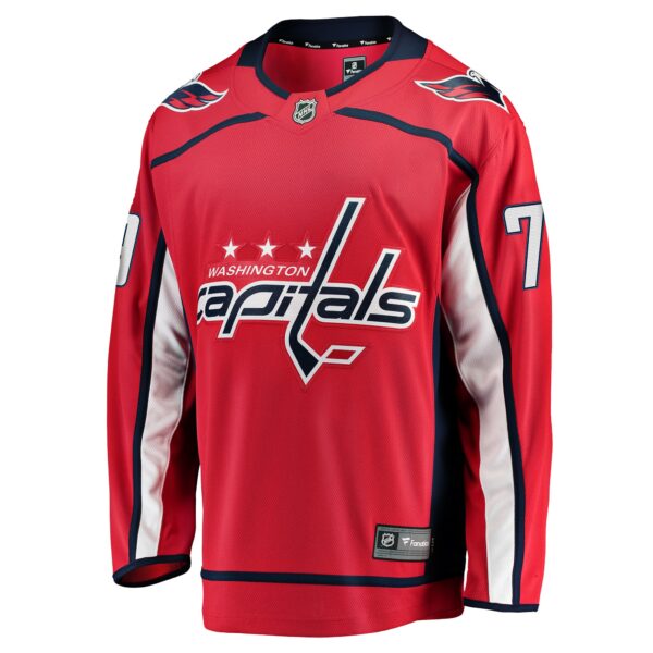 Men’s Washington Capitals Charlie Lindgren Fanatics Branded Red Home Breakaway Player Jersey