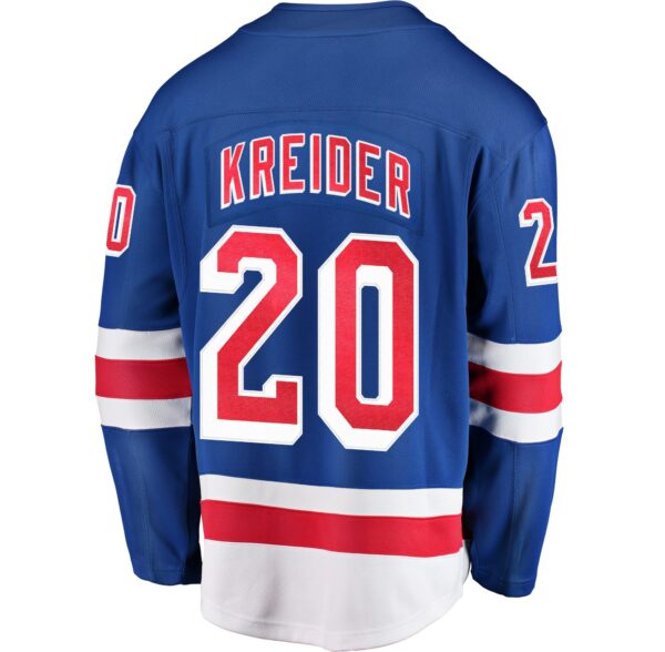 Men’s New York Rangers Chris Kreider Fanatics Branded Blue Home Breakaway Player Jersey