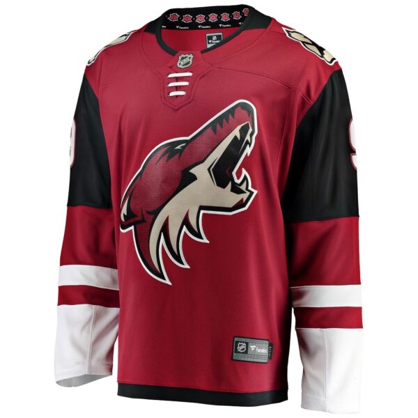 Men’s Arizona Coyotes Clayton Keller Fanatics Branded Garnet Home Premier Breakaway Player Jersey