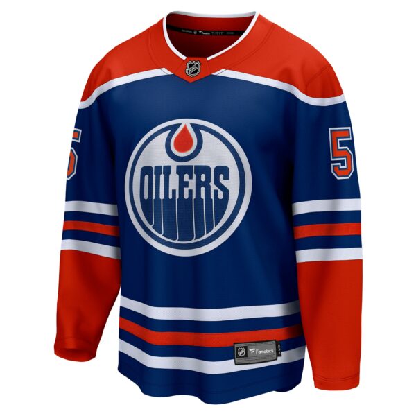 Men’s Edmonton Oilers Cody Ceci Fanatics Branded Royal Home Breakaway Player Jersey