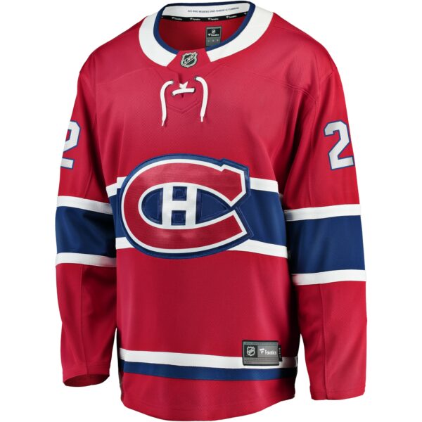 Men’s Montreal Canadiens Cole Caufield Fanatics Branded Red Home Premier Breakaway Player Jersey