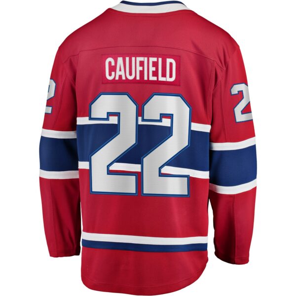 Men’s Montreal Canadiens Cole Caufield Fanatics Branded Red Home Premier Breakaway Player Jersey