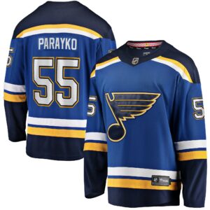 Men's St. Louis Blues Colton Parayko Fanatics Branded Blue Breakaway Player Jersey