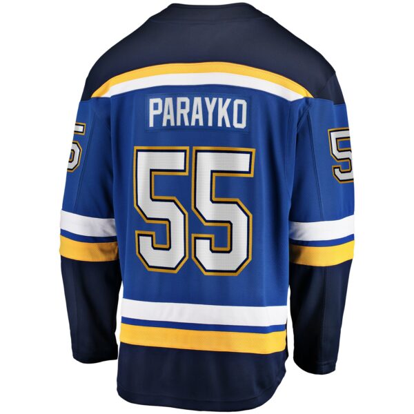 Men’s St. Louis Blues Colton Parayko Fanatics Branded Blue Breakaway Player Jersey