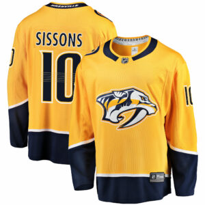 Men's Nashville Predators Colton Sissons Fanatics Branded Gold Breakaway Player Jersey