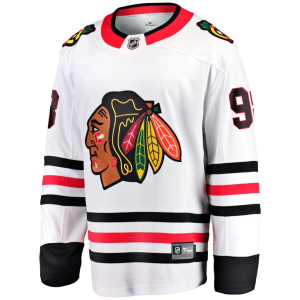 Men’s Chicago Blackhawks Connor Bedard Fanatics Branded White Away Breakaway Player Jersey