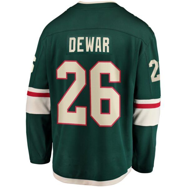 Men’s Minnesota Wild Connor Dewar Fanatics Branded Green Home Breakaway Player Jersey