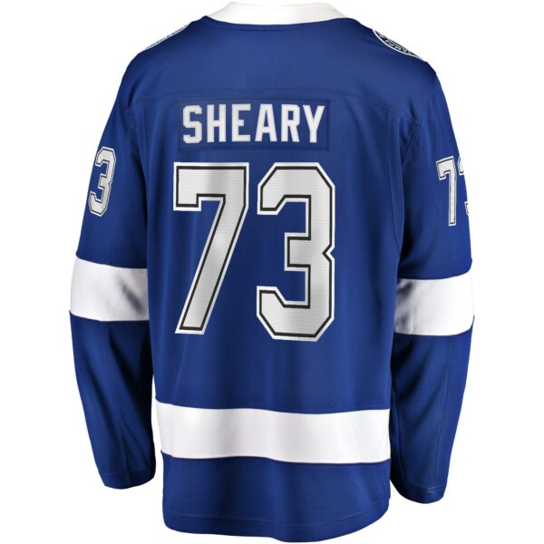 Men’s Tampa Bay Lightning Conor Sheary Fanatics Branded Blue Home Breakaway Jersey