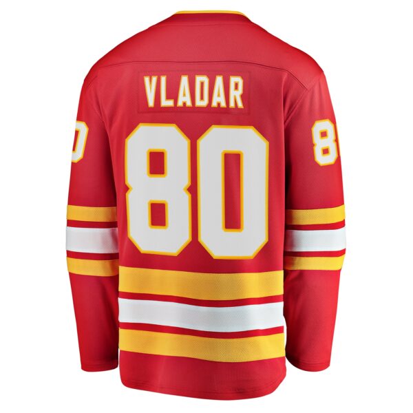 Men’s Calgary Flames Daniel Vladar Fanatics Branded Red Home Breakaway Player Jersey