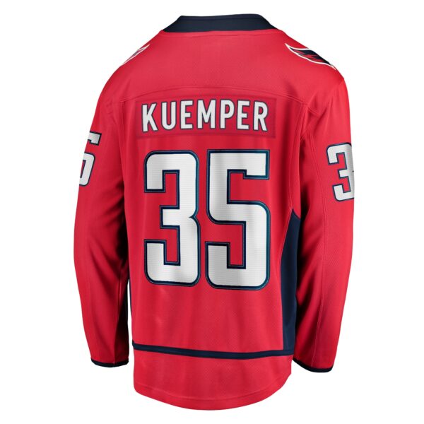 Men’s Washington Capitals Darcy Kuemper Fanatics Branded Red Home Breakaway Player Jersey