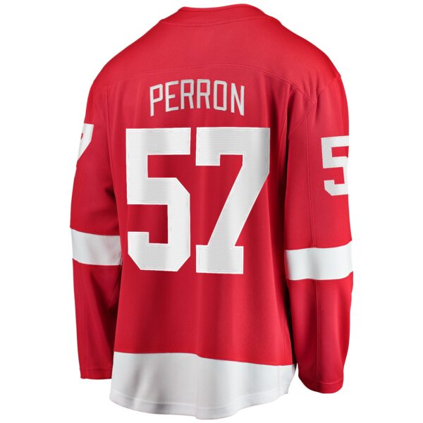 Men’s Detroit Red Wings David Perron Fanatics Branded Red Home Breakaway Player Jersey