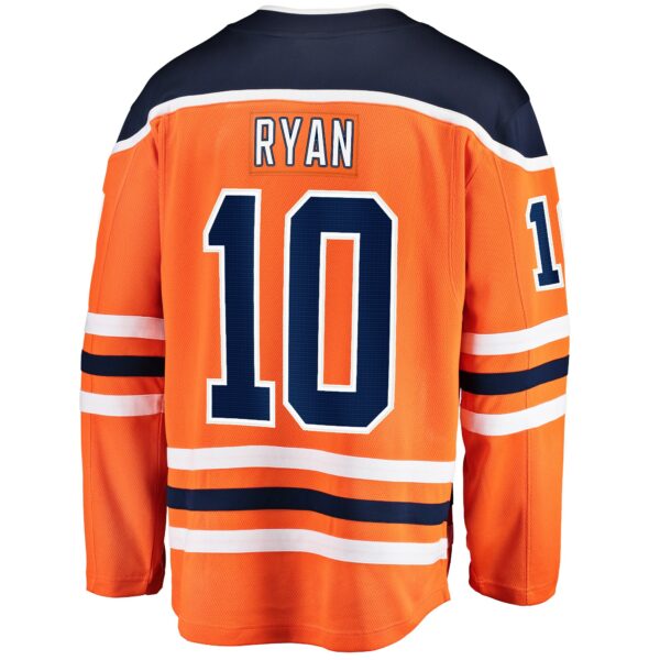 Men’s Edmonton Oilers Derek Ryan Fanatics Branded Orange Home Breakaway Player Jersey