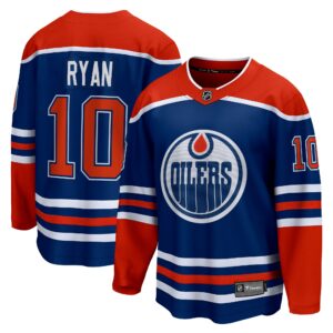 Men's Edmonton Oilers Derek Ryan Fanatics Branded Royal Home Breakaway Jersey