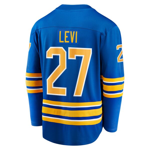 Men’s Buffalo Sabres Devon Levi Fanatics Branded Royal Home Breakaway Jersey